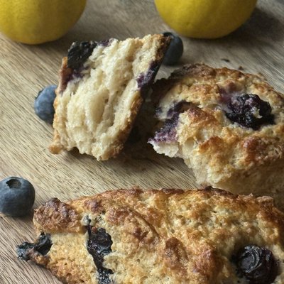 Blueberry Lemon Scones 