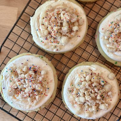 Confetti Cloud Cookies 