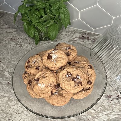 Brown Butter Sourdough Chocolate Chip Cookies 