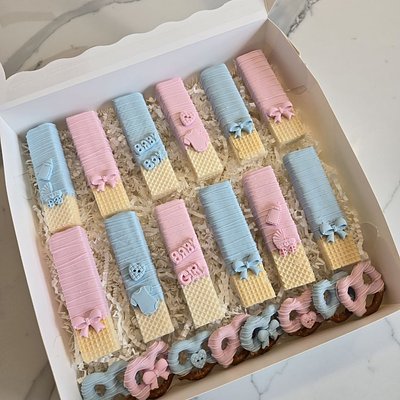 Custom Chocolat Covered Wafers 
