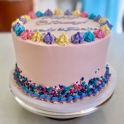 10” Two Layer Cake (Serves 28-38)