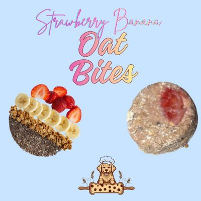 Strawberry Banana Oat Bites 