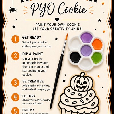 Paint Your Own Halloween Cookie Kit