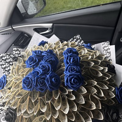 $100 money Bouquet 