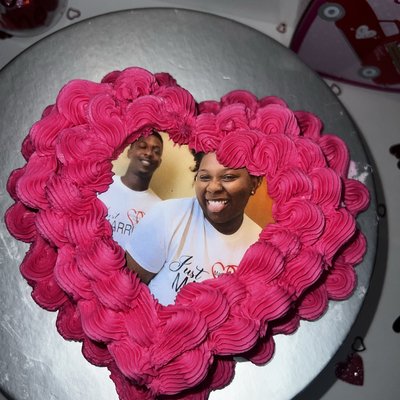 6 Inch Heart Cake