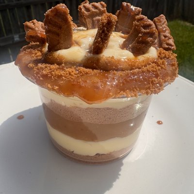Salted Caramel Biscoff Cheesecake Delight