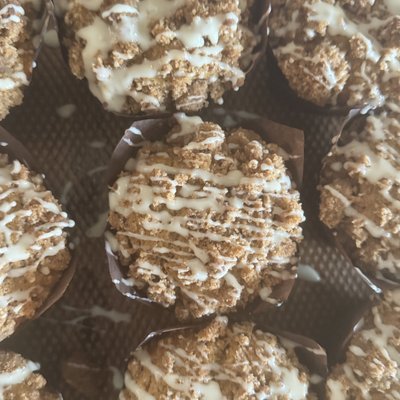 Pumpkin spice Coffee Cake Muffins 6 pack