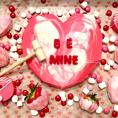 Breakable Heart Or Other Geode W/ Mallet