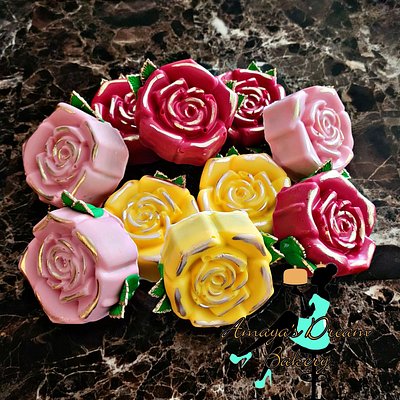 Dipped Decorated Brownies