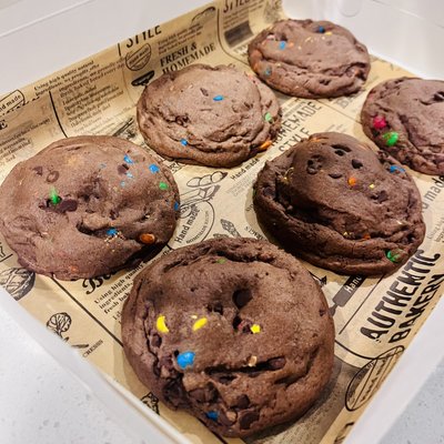 Double Chocolate Peanut Butter Overload Cookie