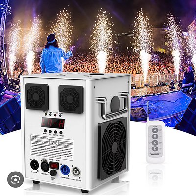 2pcs 850watt Sparkle Machine With Powder