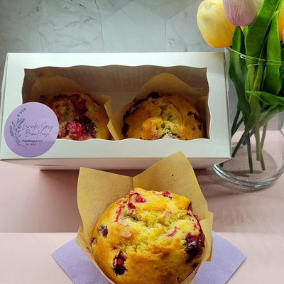 Jumbo Cranberry Orange Muffins (2)