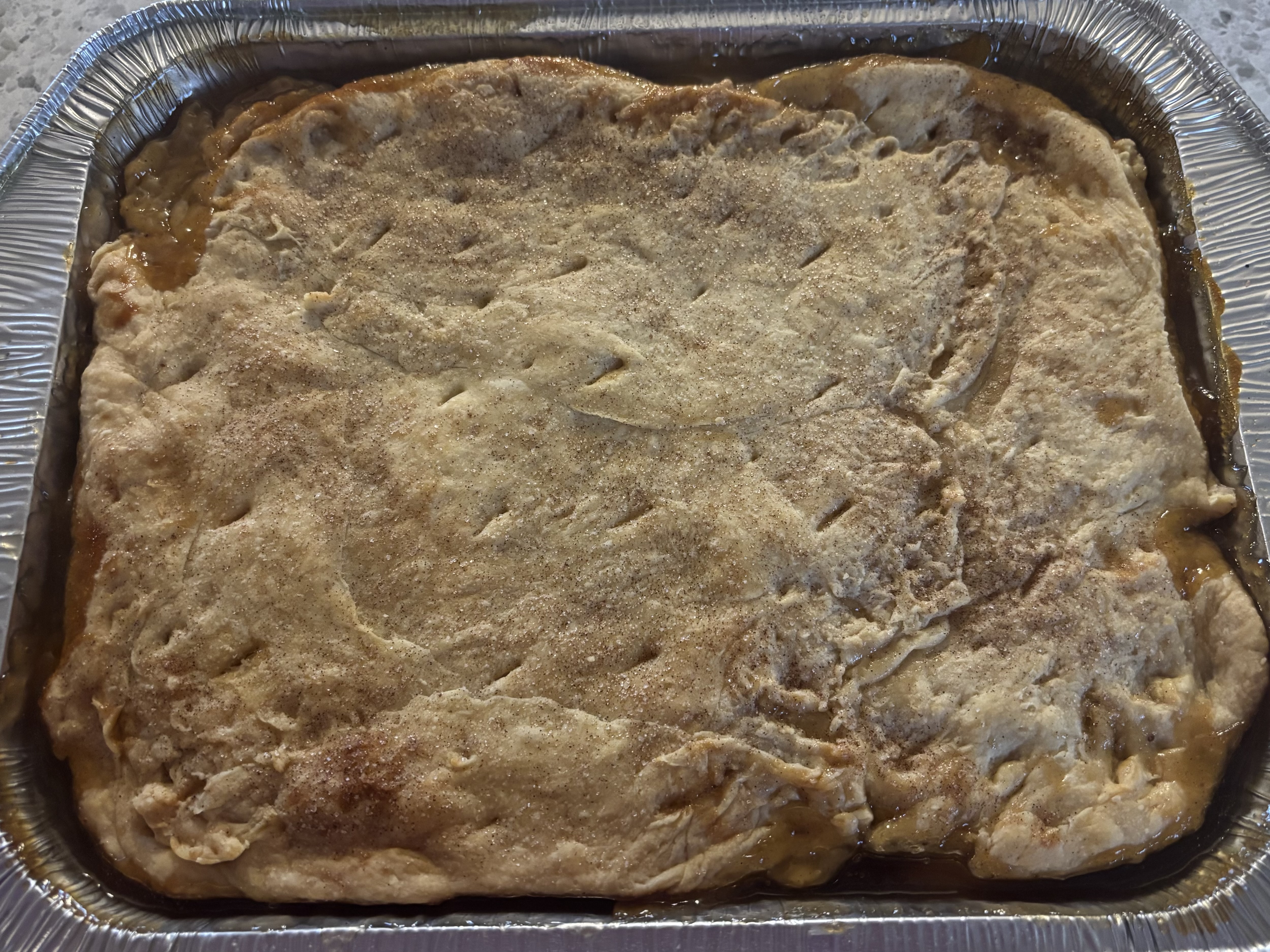 Peach Cobbler Half Pan