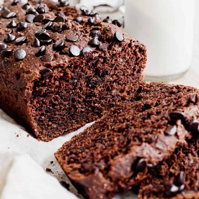 Homemade Banana Bread Double Chocolate Chip 