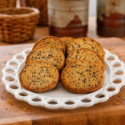 Orange Bite Cookies 