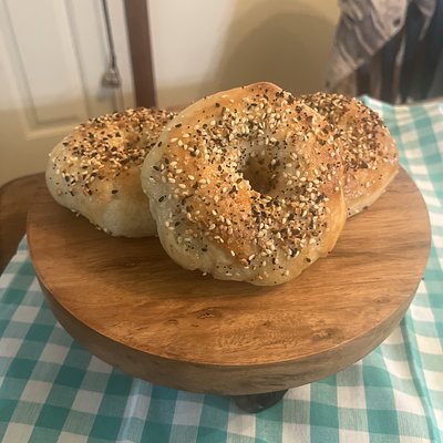 Sourdough Everything Bagels