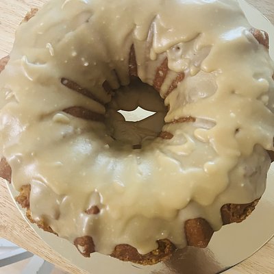 Rum Sweet Potato Bundt W/Carmel Icing