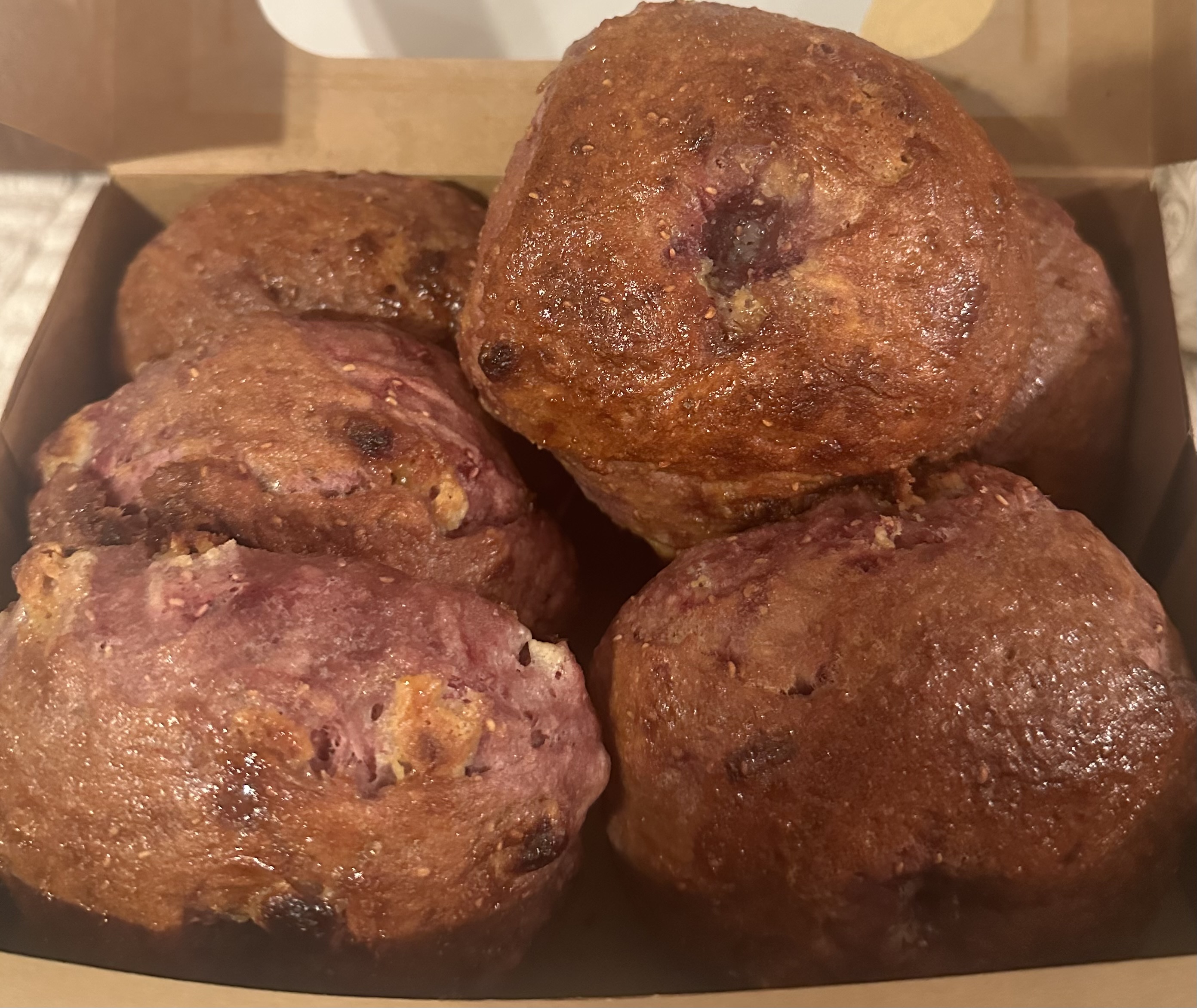 Bagels -Raspberry 1/2 Dozen