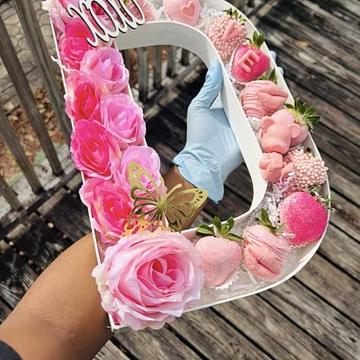 Choc Covered Strawberry Letter