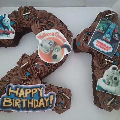 Double Digits Number Cake