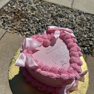 Mini Heart Cake 
