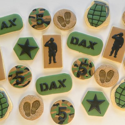 One Dozen Decorated Cookies 