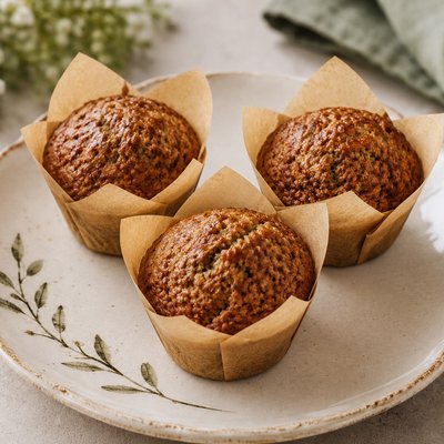(3 Pack) Sourdough Zucchini Nut Muffin 
