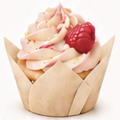 White Chocolate Raspberry Cupcake