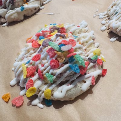 Fruity Pebble Crunch Cookie