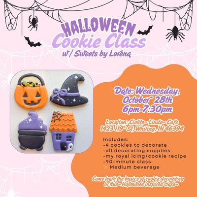 Halloween Cookie Class- OCT 28th