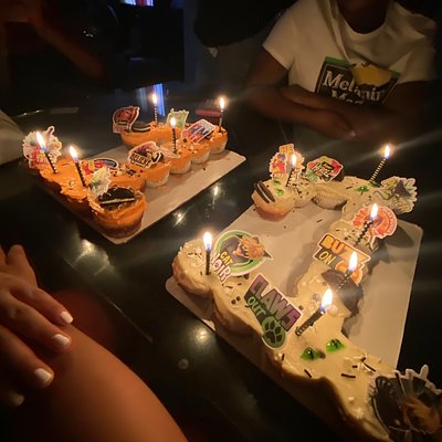 24 Ct Cupcake Number Cake