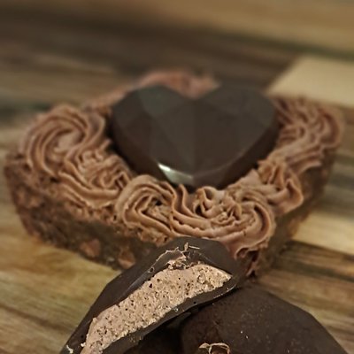 Nutella Frosted Fudgy Brownie