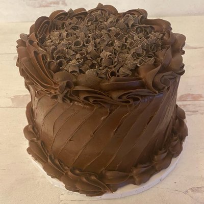 10” Decadent Chocolate Fudge Cake 