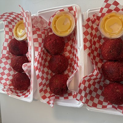 Seafood Hot Cheeto Boudin Balls 