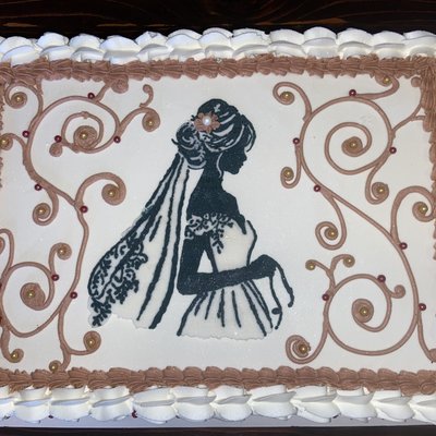 1/2 Sheet Cake Double Layer
