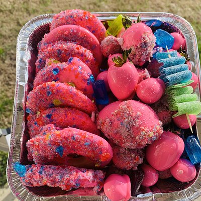 Candy Fruit Platter 
