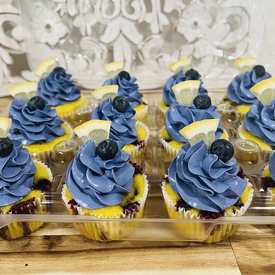 Lemon Blueberry Cupcakes 