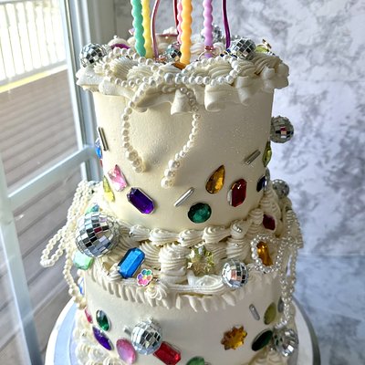 Two Tier Custom Celebration Cake Quote (Serves 50)