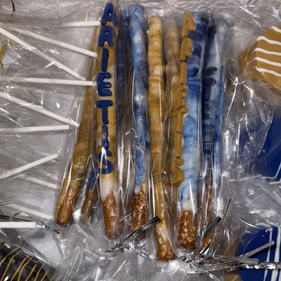 12 Covered Pretzel Rods  