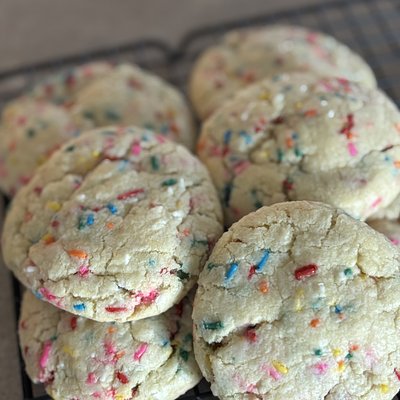 Large Confetti Cookies