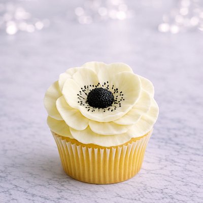 Custom Anemone Cupcakes