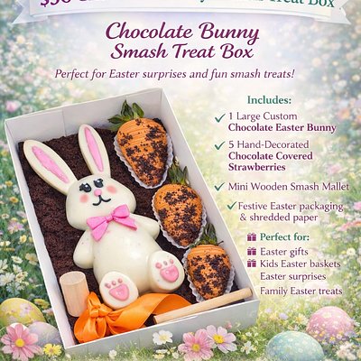 Chocolate Bunny Smash Treat Box