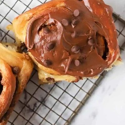 Nutella N Choco Chips Cinnamon Buns (Batch of 6)