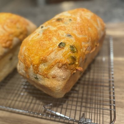 Jalapeño Cheddar Sourdough Loaf