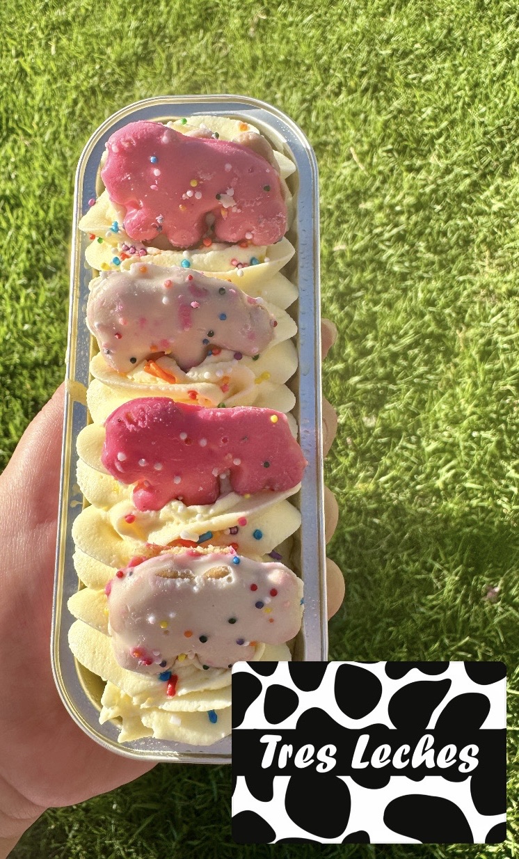 TRES LECHE Circus Funfetti Cake