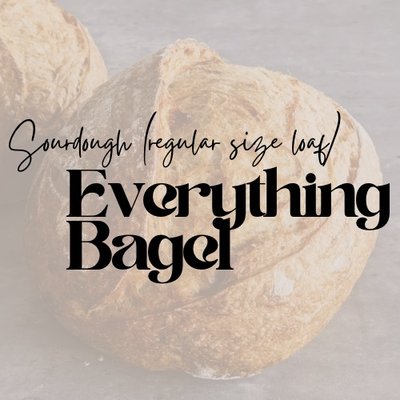 Sourdough Loaf - Everything Bagel