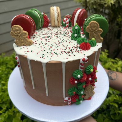 Vintage 8 Inch 3 Layer Cake 