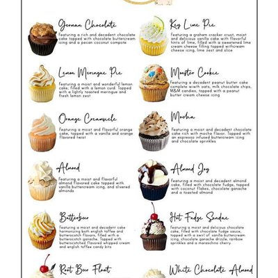 Gourmet Cupcakes- See Item Description