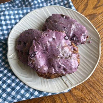 Half Dozen Blueberry Fritters