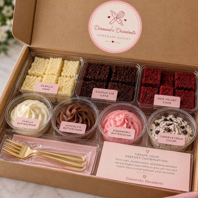 Personalized Cake Tasting Box